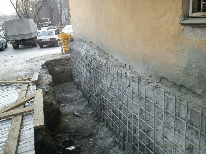 Укрепление фундаментов